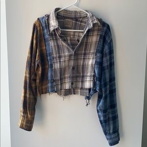 LF Furst of a Kind Splice Cropped Flannel
